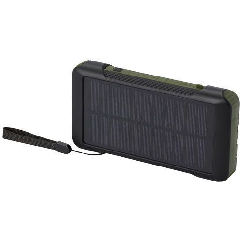 Power bank dinamo e solare in plastica riciclata RCS da 10.000 mAh Soldy