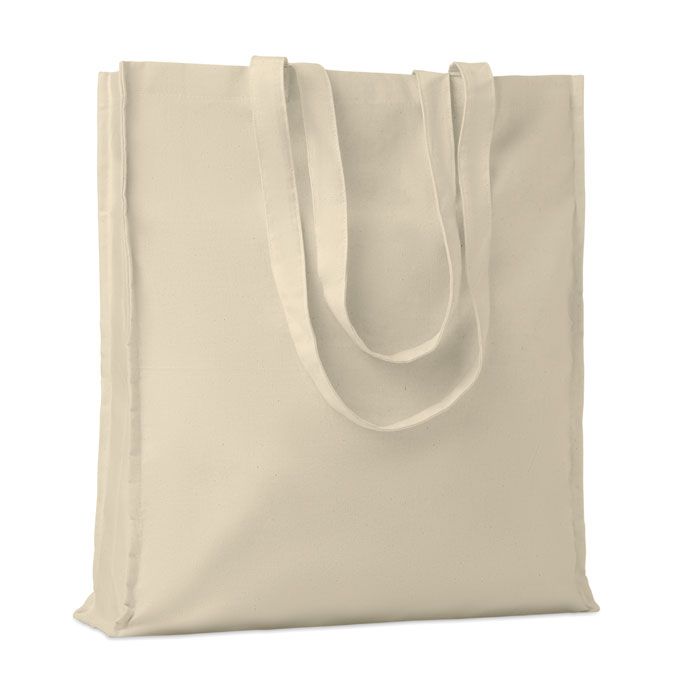 Shopper con soffietto in cotone Portobello
