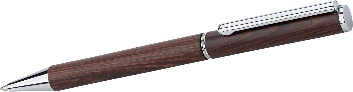 Penna a sfera in legno nero Raquelle