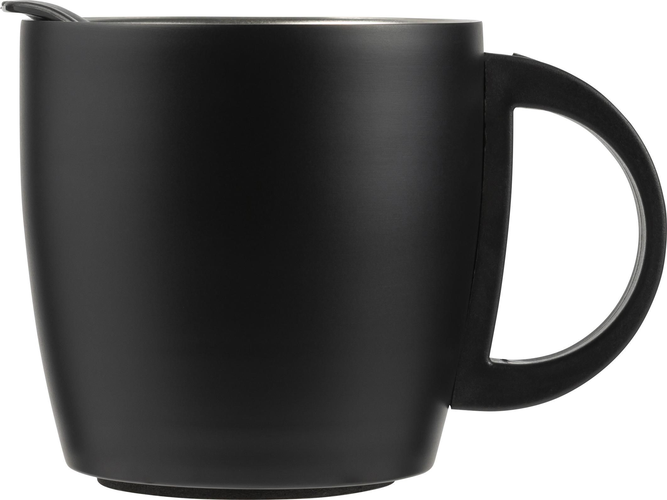 Tazza da viaggio personalizzata in acciaio inox doppia parete 350 ml Rania