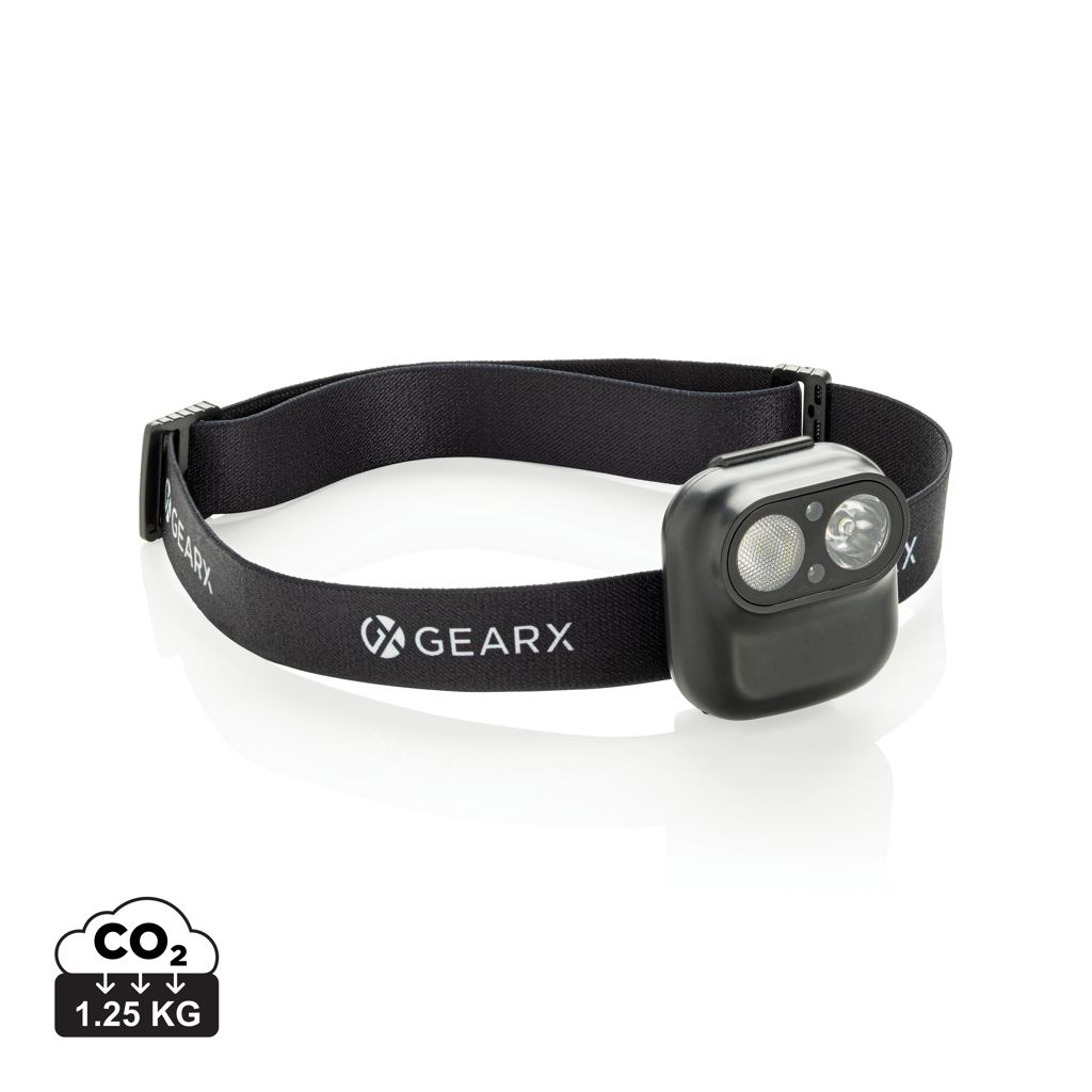 Torcia frontale Gear X rPlastica RCS e sensore di movimento