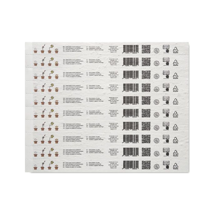 BANDSEE. Braccialetto di carta