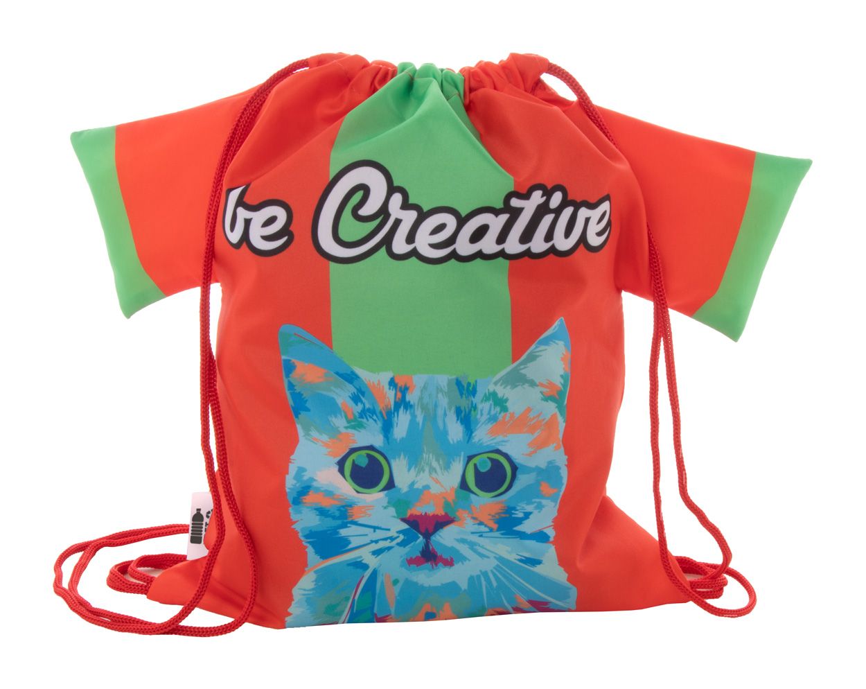 CreaDraw T Kids RPET. Sacca personalizzabile per bambini con coulisse