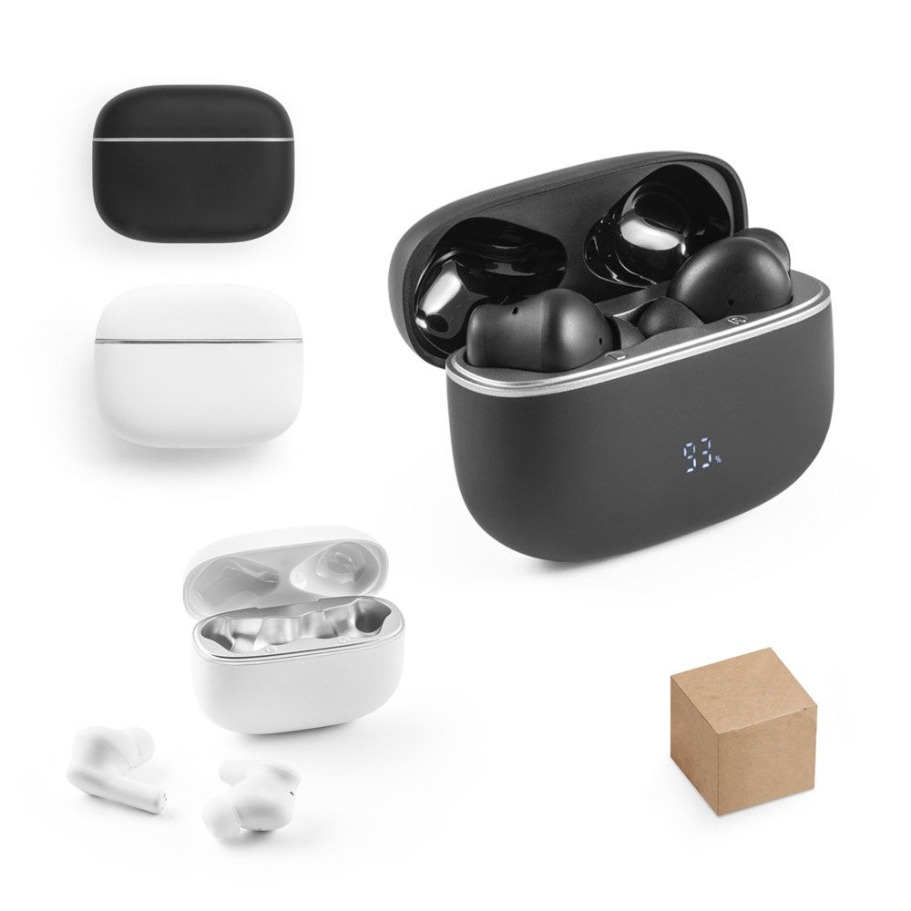 CAUBY. Cuffie wireless con ANC e 7 ore di durata della batteria con il ABS riciclato (100% rABS)