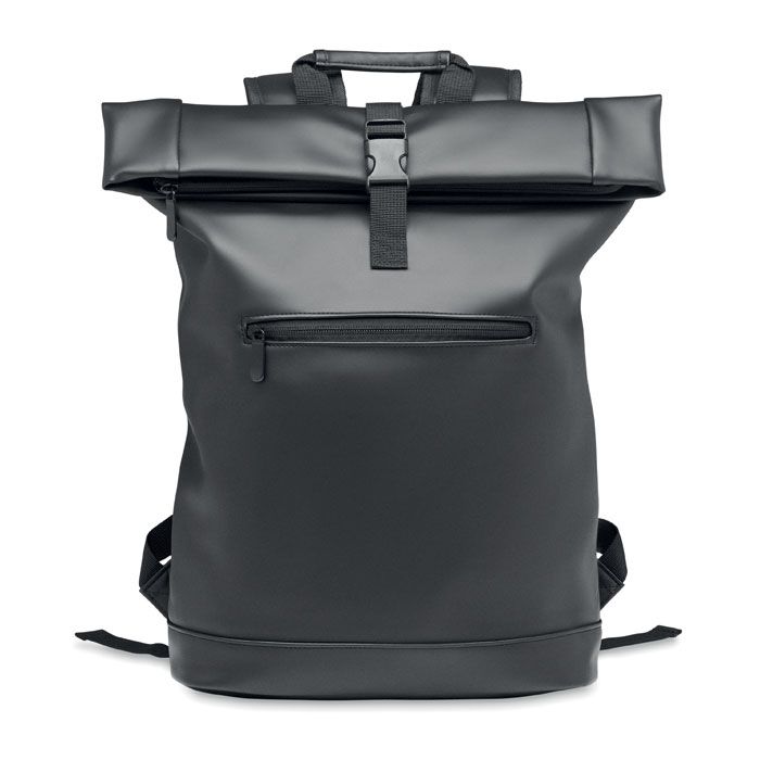 Zaino laptop 15 pollici rolltop in PU Bai Roll