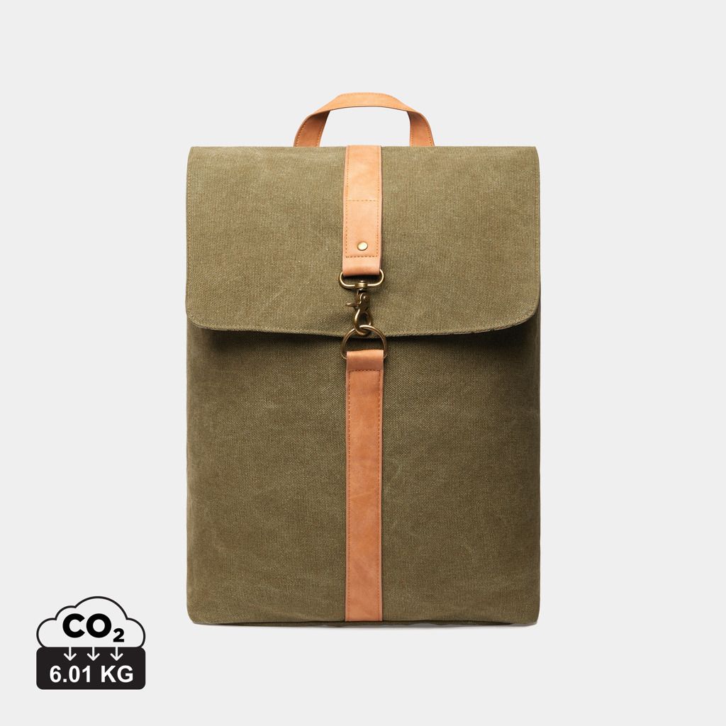 Zaino in canvas riciclato GRS porta pc VINGA Bosler
