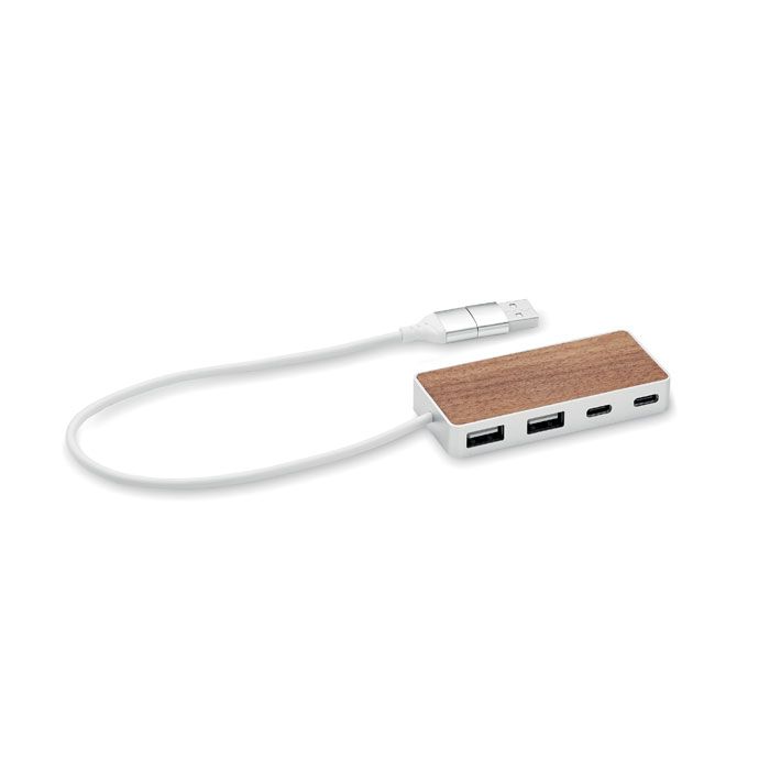 Hub usb type c 4 porte 27,5 cm Ubah