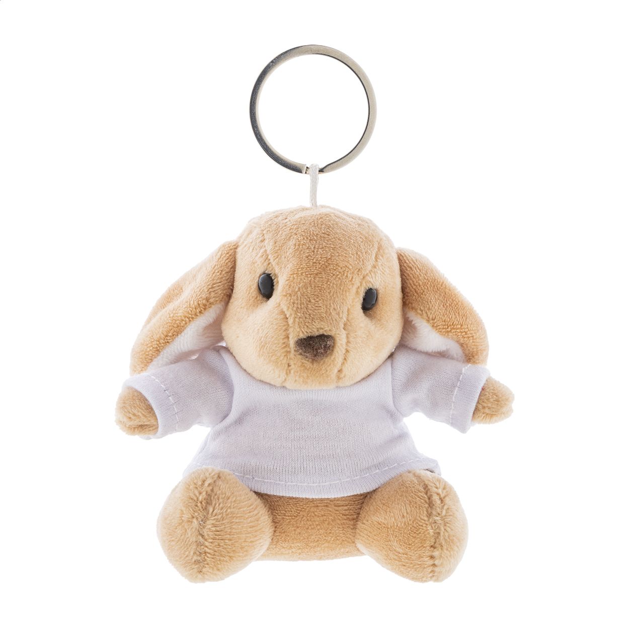 BunnyFob. Portachiavi con coniglietto in peluche