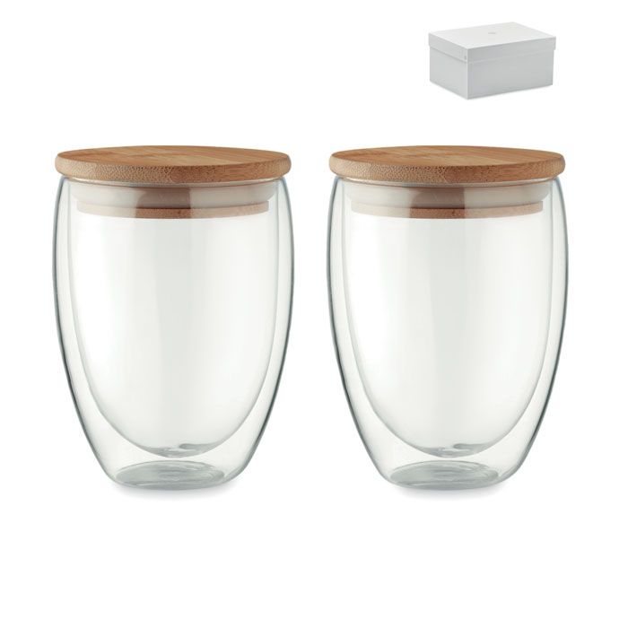 TIRANA SET. Set di 2 bicchieri da 350ml