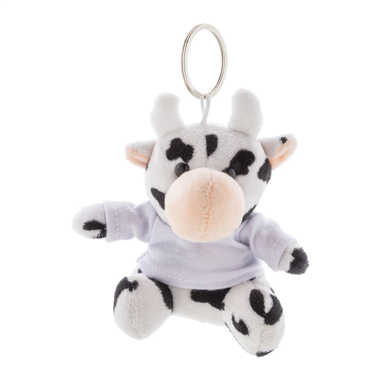 CowFob. Portachiavi con mucca in peluche