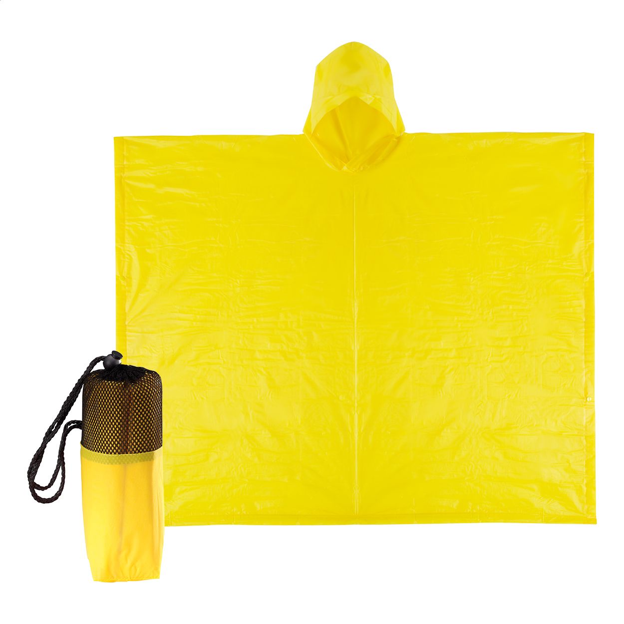 Drizzle. Poncho