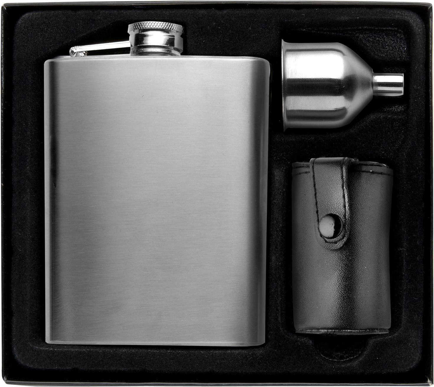 Set Fiaschetta in acciaio inox Brittany