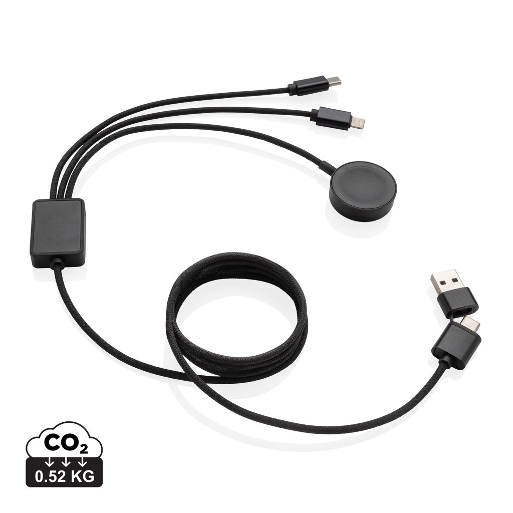 Cavo di ricarica Terra 6-in-1 in rPET RCS carica orologio