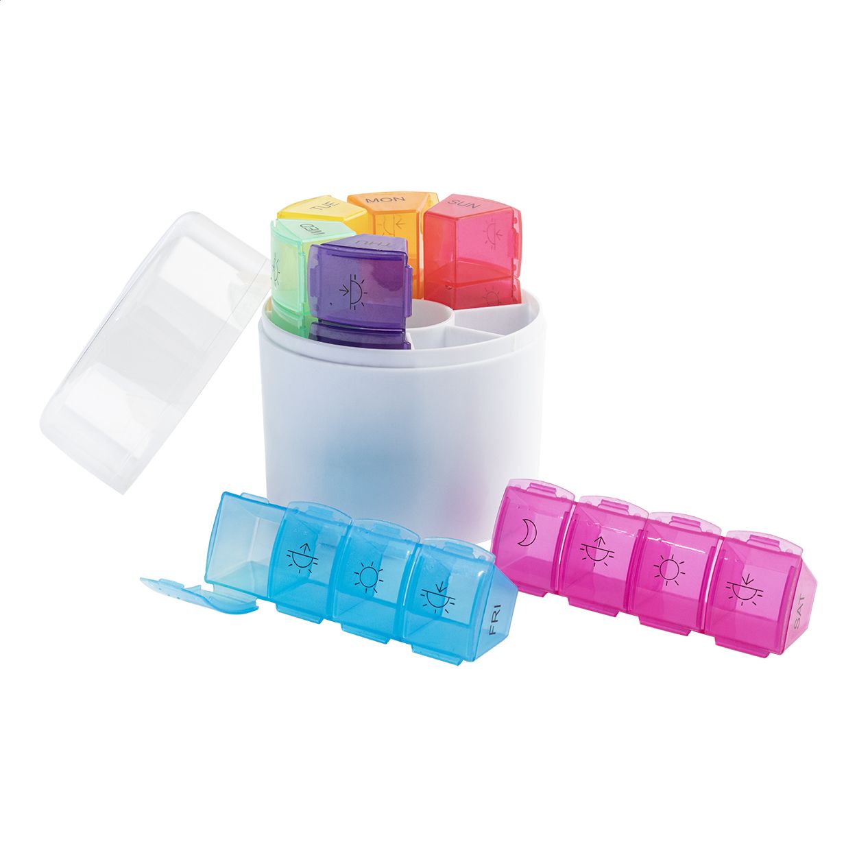Everypill. Set porta pillole in ABS riciclato