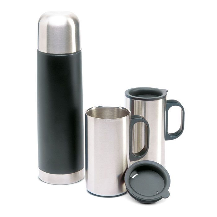 Thermos da viaggio in set con tazze personalizzato Isoset