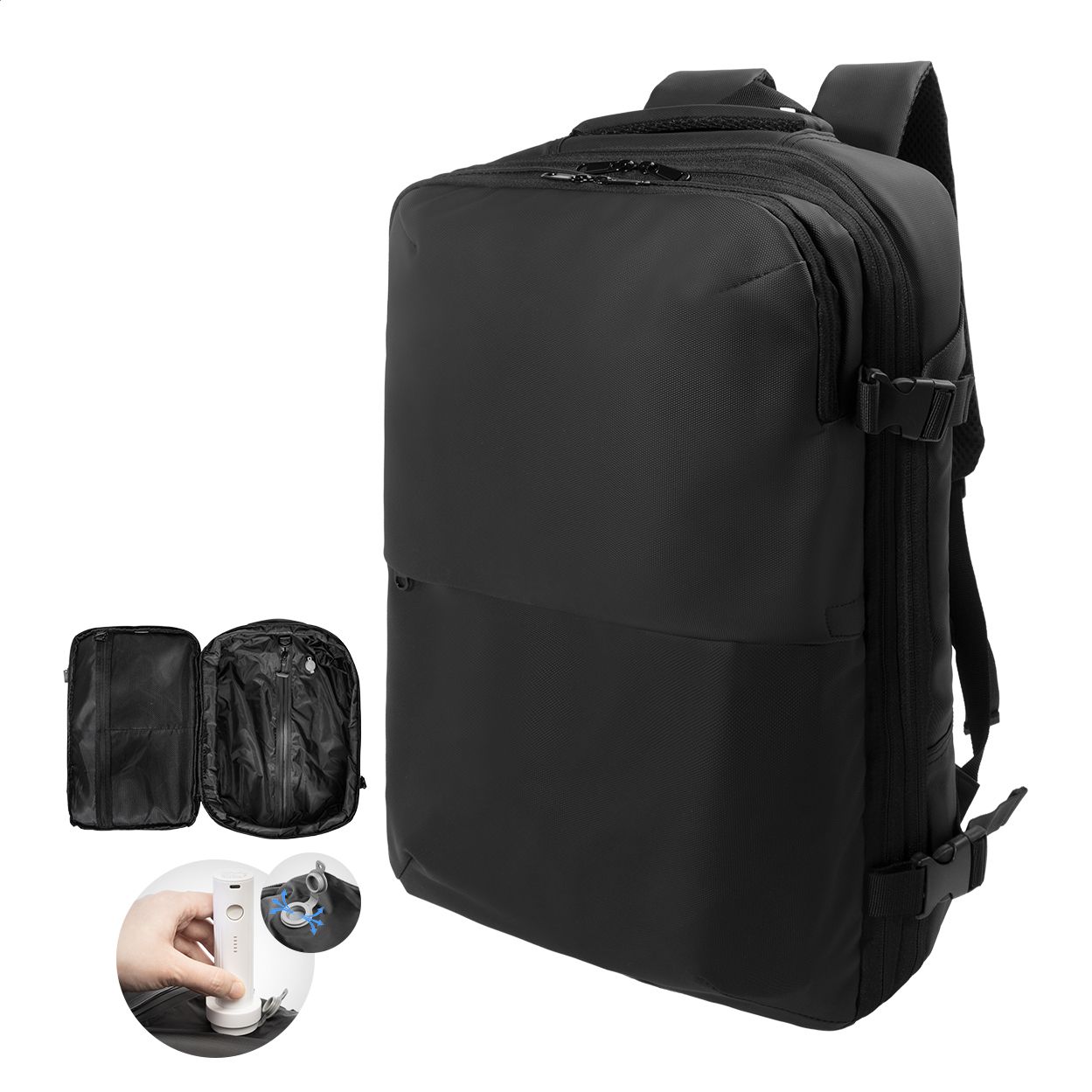 AeroBack. zaino di compressione a vuoto