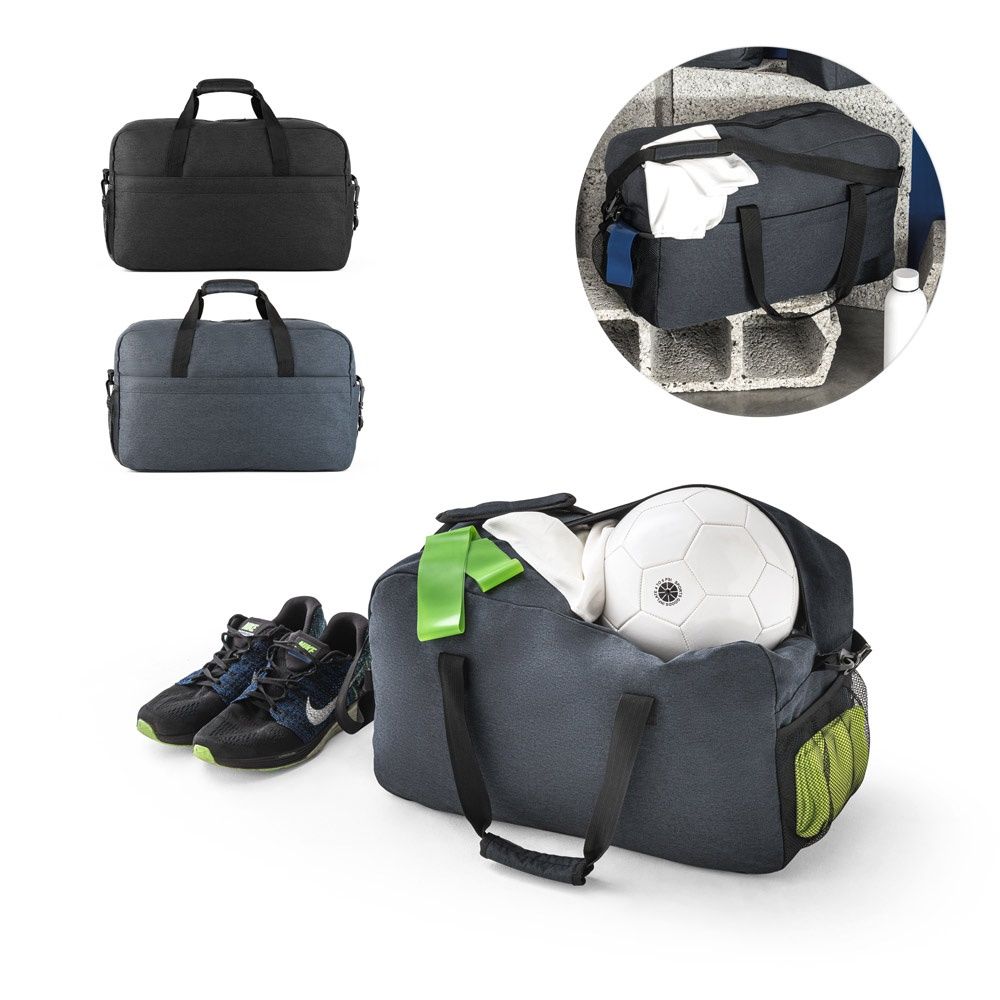 REPURPOSE SPORTS. Borsa sportiva in 600D poliestere riciclato
