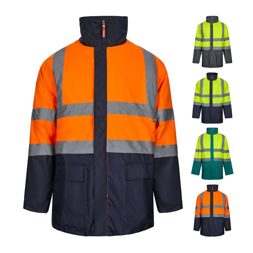 VL JUNO. Parka bicolore 4-in-1 (180g/m²), in poliestere (100%) con rivestimento in PU