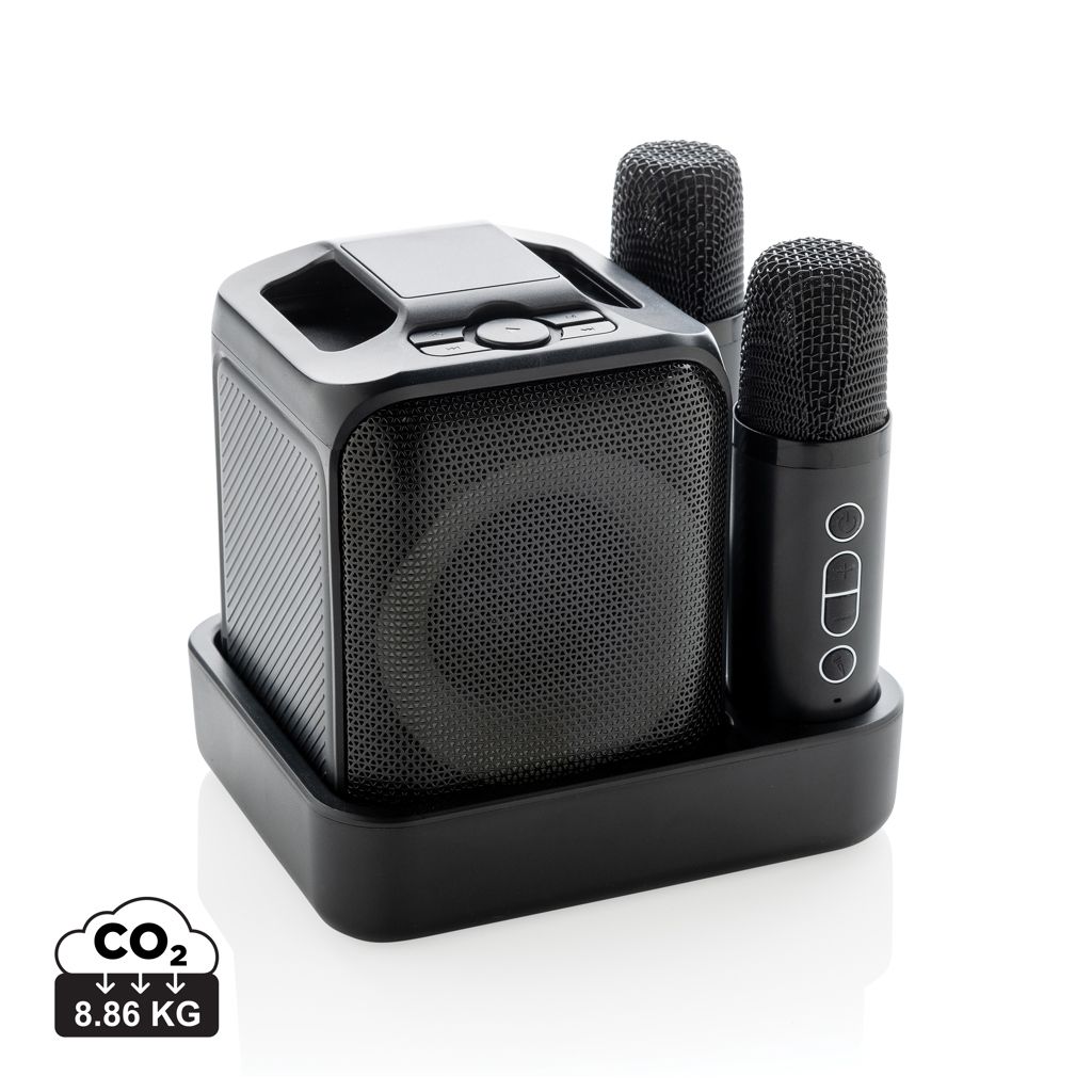 Karaoke con doppio microfono Singvibe in plastica RCS