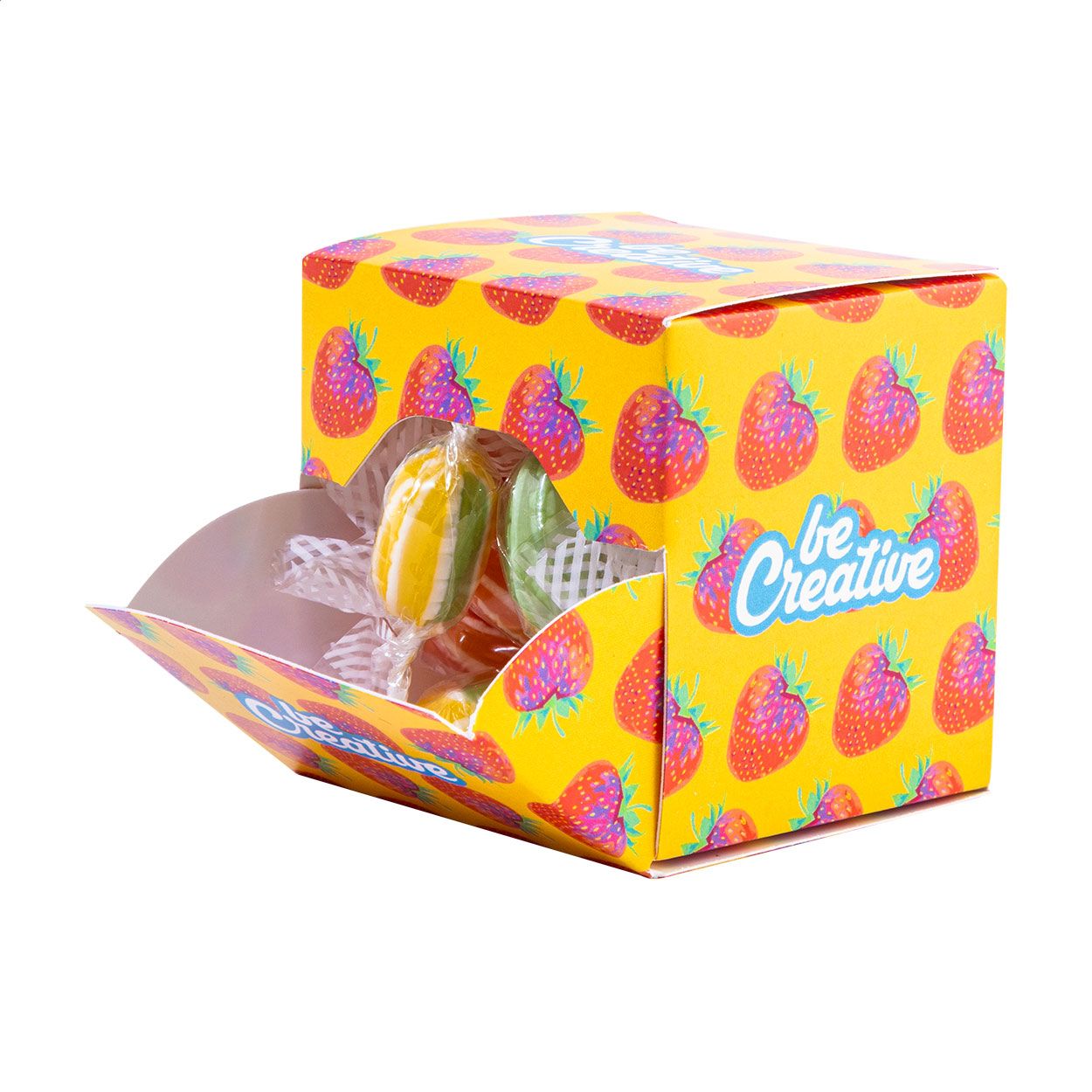 CreaCandy Cube. Distributore personalizzabile di caramelle