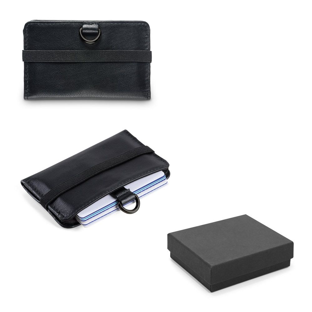 ORVYN. Portafoglio in pelle con protezione RFID per 10 carte