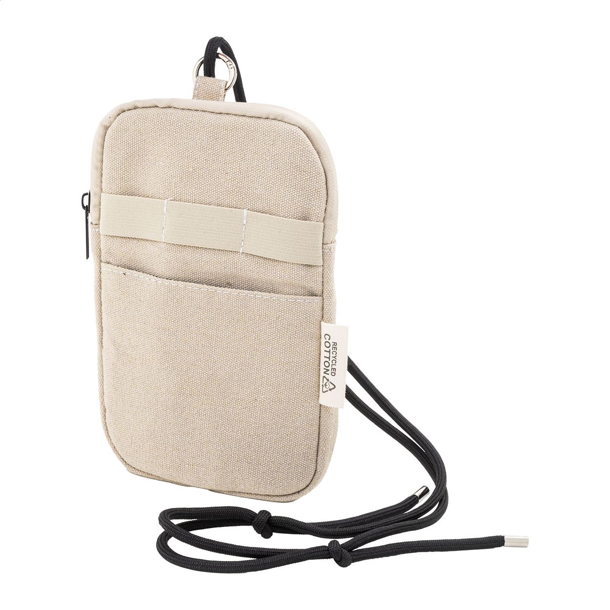 CanvaFon. borsa portacellulare a tracolla in canvas riciclato