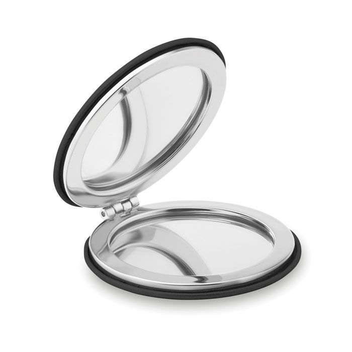 GLOW ROUND. Specchietto rotondo in PU