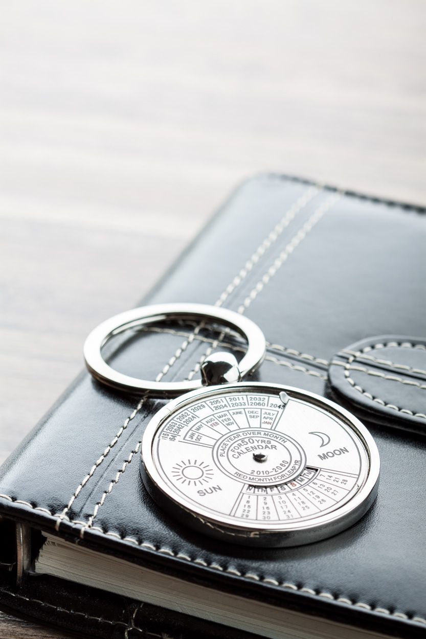 Eternity. portachiavi con calendario