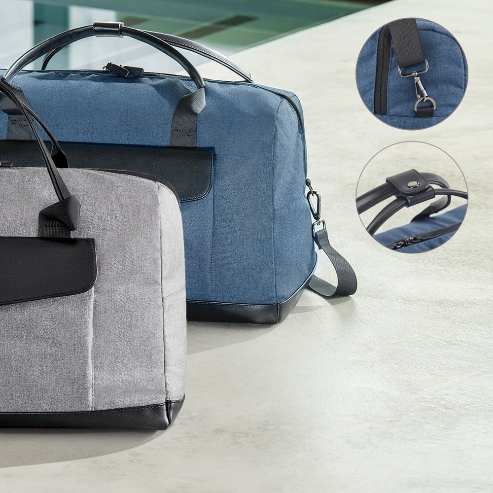 Motion Bag. Borsa da viaggio in 600D cationico e similpelle