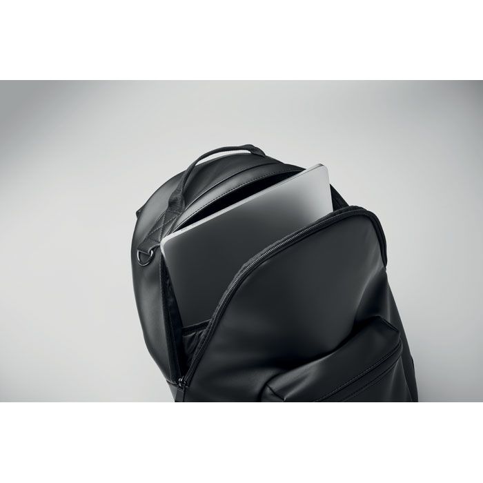 BAI BACKPACK. Zaino in PU morbido, laptop 15"