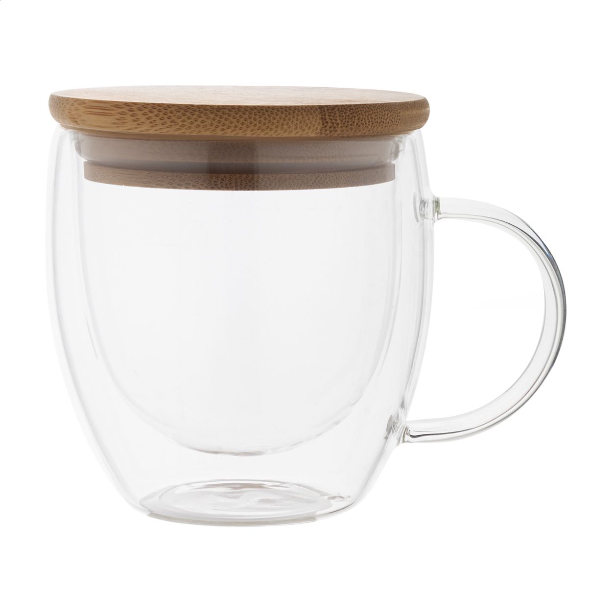 Grobina Mini. Tazza termica in vetro borosilicato