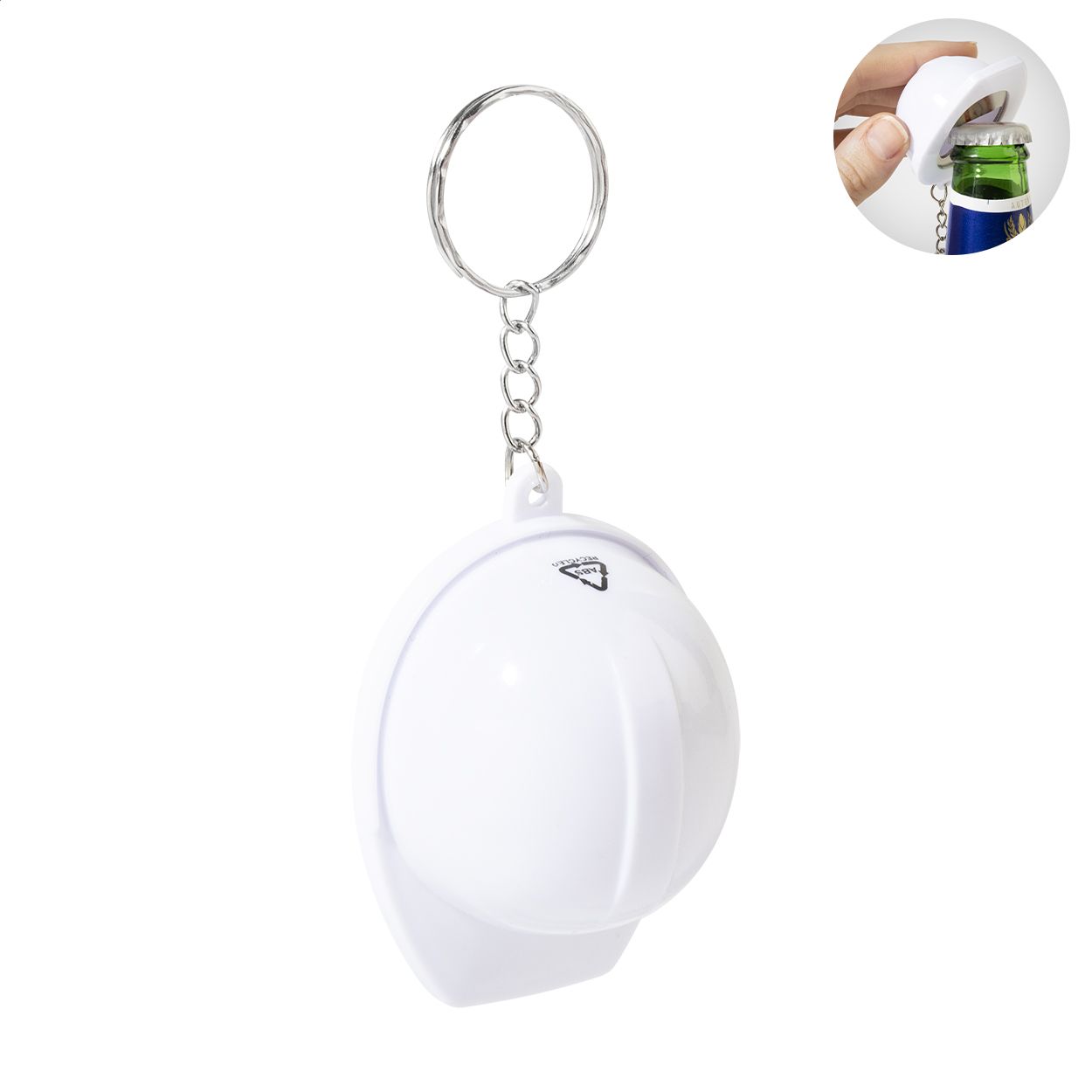 Bobby Pop. Portachiavi con apribottiglie in RABS