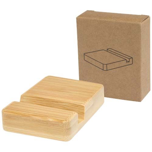 Supporto cellulare da tavolo in bamboo Ebla