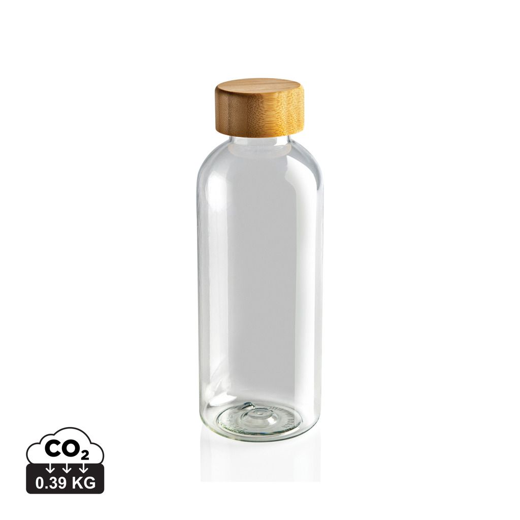 Bottiglia in rPET RCS con tappo in bambù 660ml