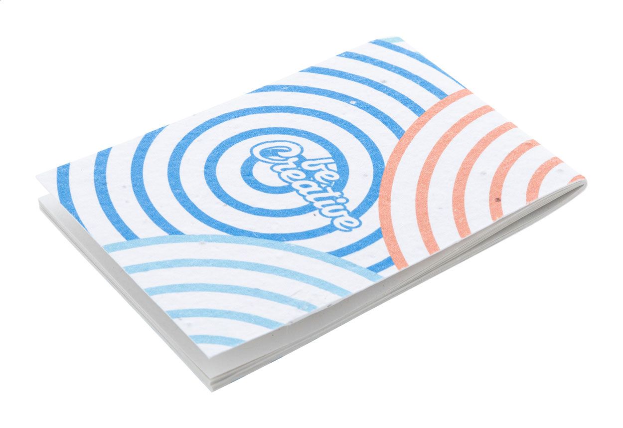 CreaNote Mini Seed. quaderno di carta con semi personalizzato