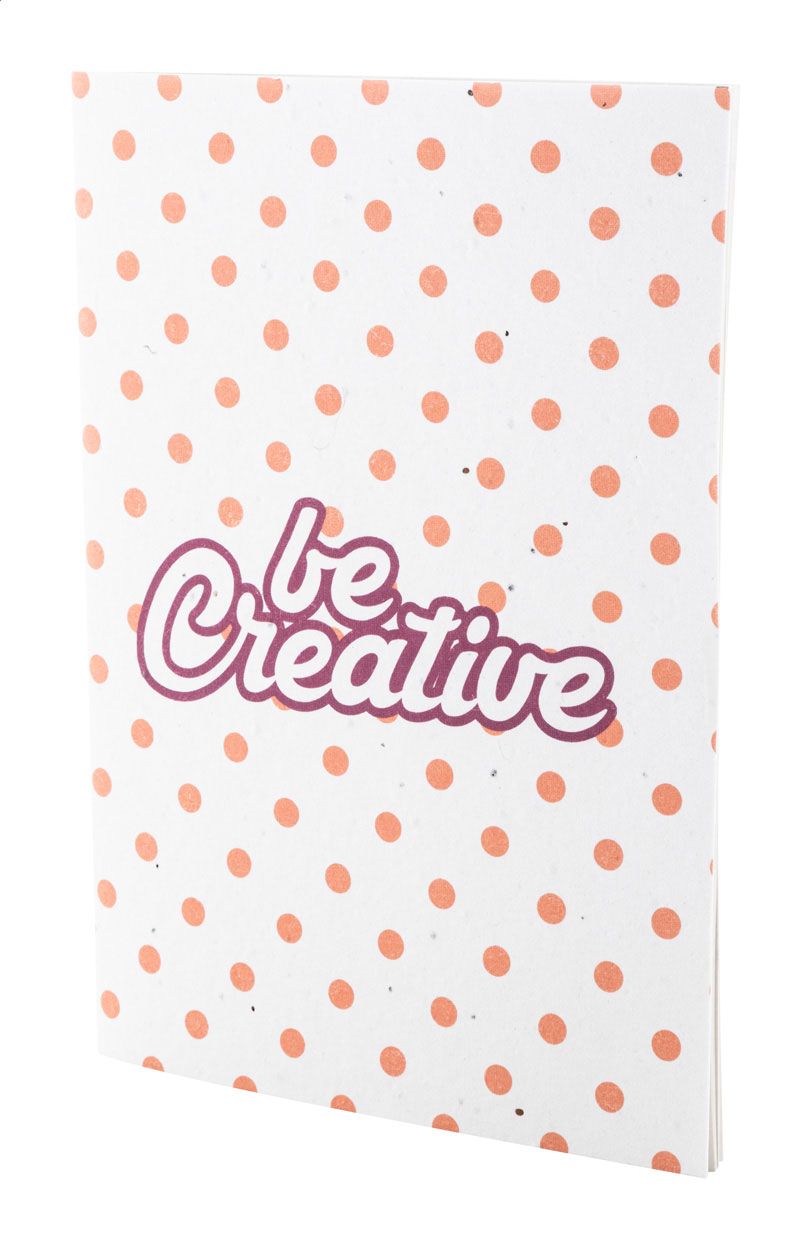 CreaNote A5 Seed. quaderno di carta con semi personalizzato