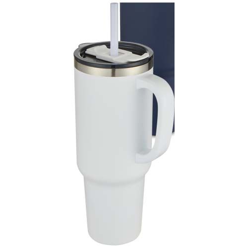 Tazza con isolamento sottovuoto in rame a doppia parete certificata RCS con cannuccia da 1200 ml Sydney