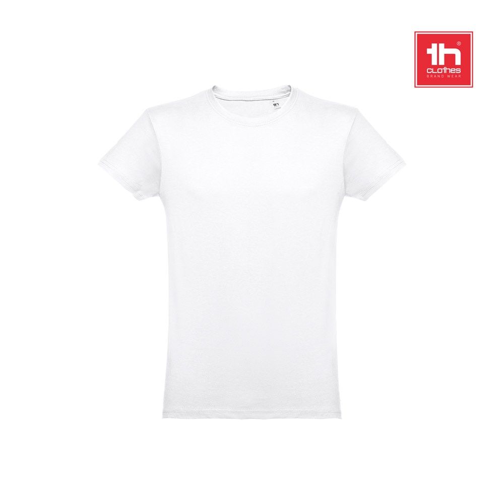 T-shirt uomo cotone bianca tubolare THC LUANDA WH