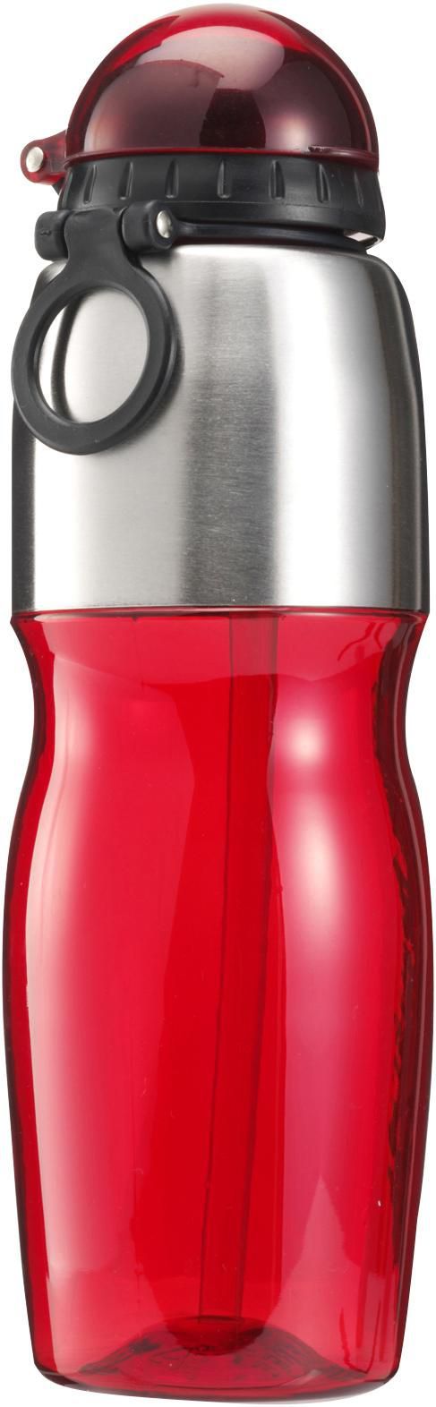 Borraccia in acciaio inox e PS, capacità 800 ml Emberly