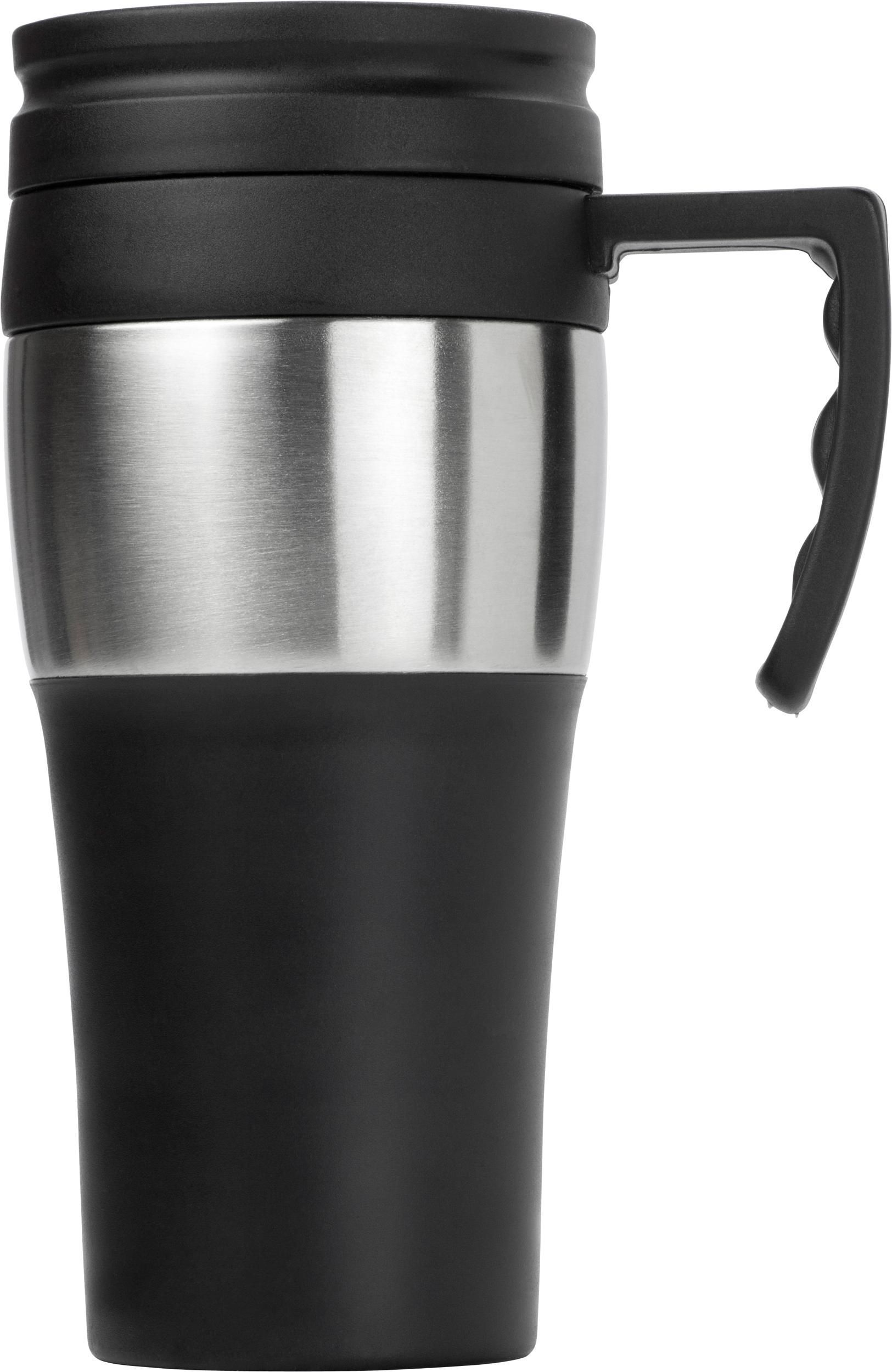 Tazza da viaggio in PP ed acciaio inox, capacità 500 ml Karina