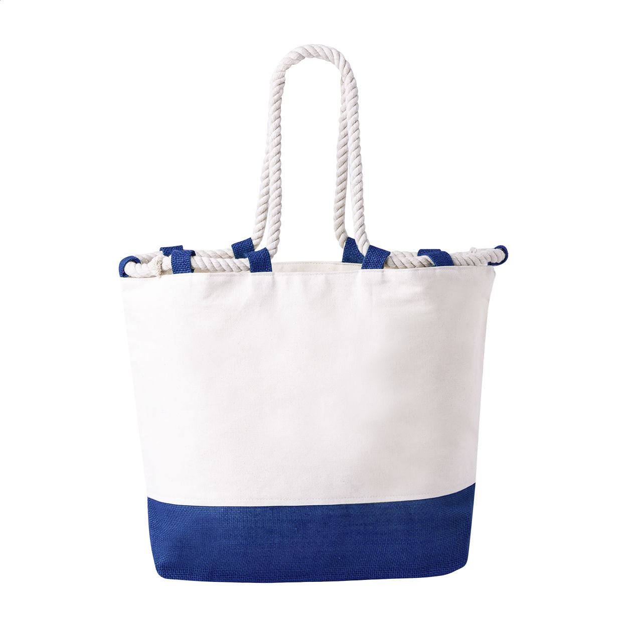 Borsa mare in juta e cotone Entalu