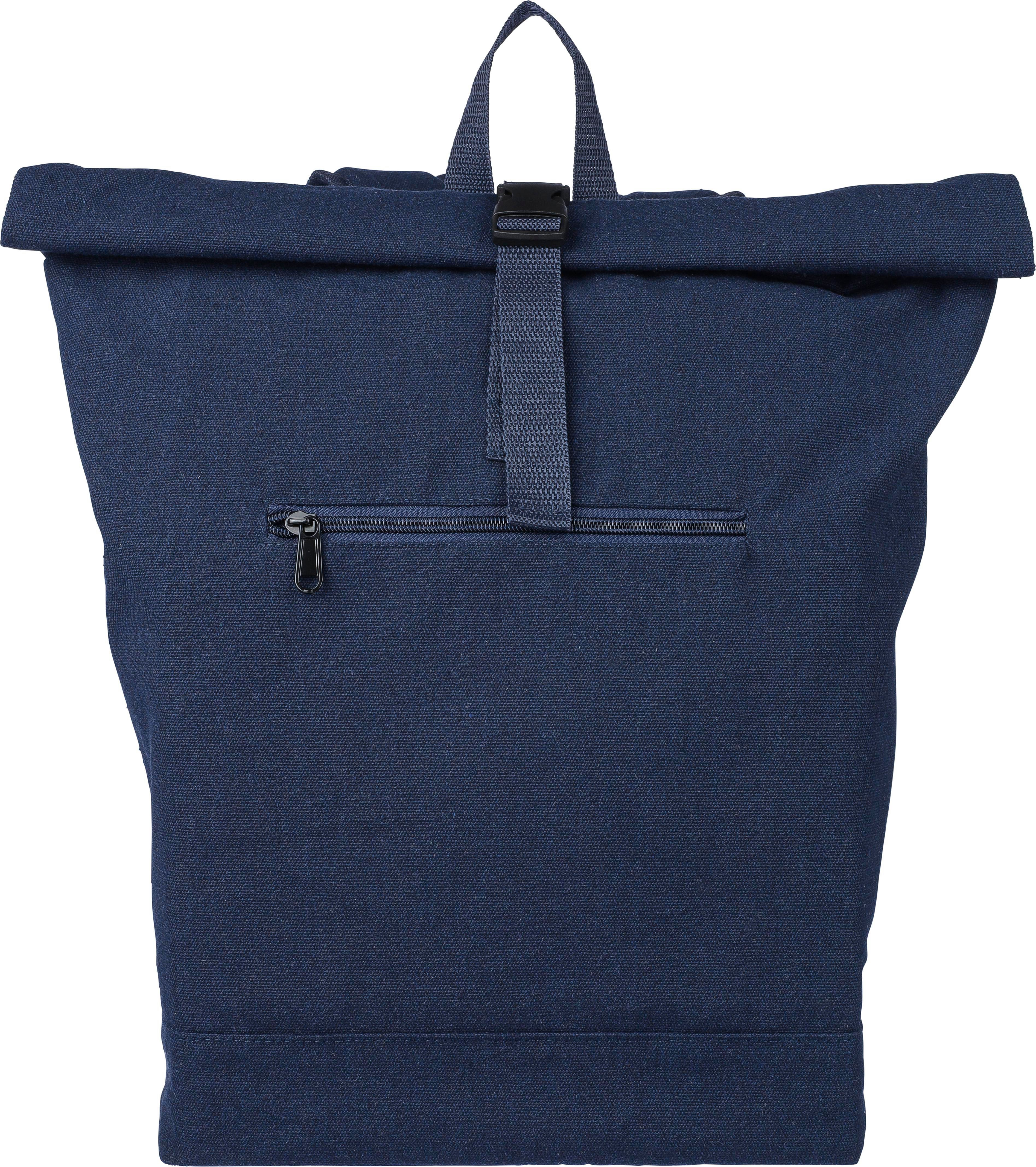 Zaino roll top in policotone riciclato 330 g/m2 Thaddeus
