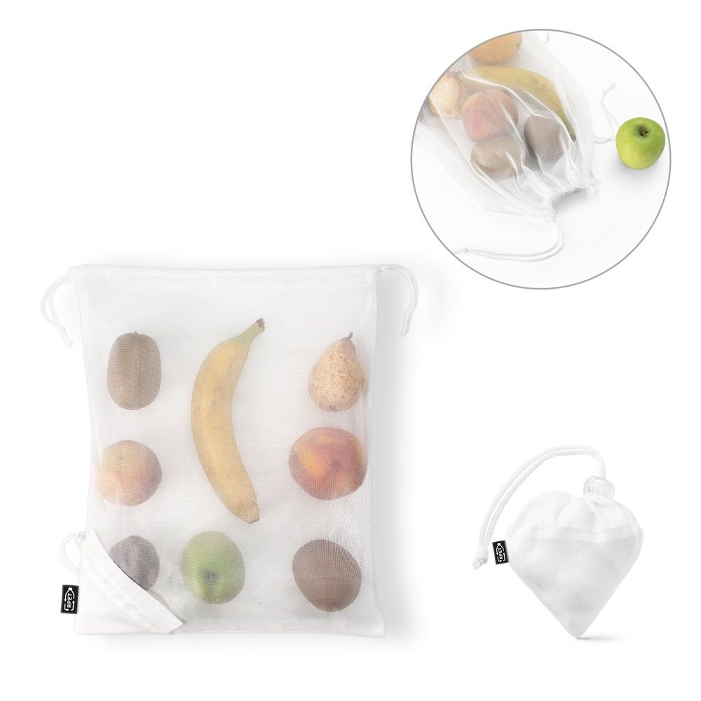 Borse spesa richiudibili personalizzate in maglia e rPET Bolzano