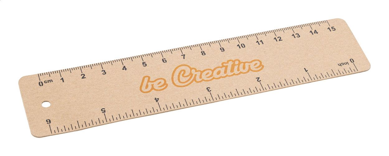 Samler Eco. Righello in cartoncino personalizzabile