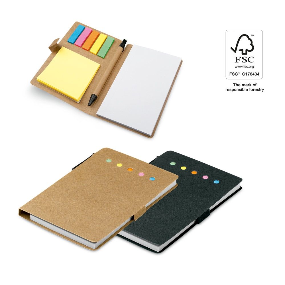 COOPER. Blocco note adesivo con 6 set