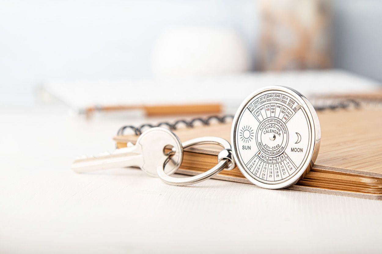 Eternity. portachiavi con calendario