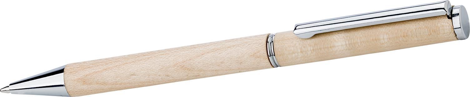 Penna a sfera in legno di acero Lucienne