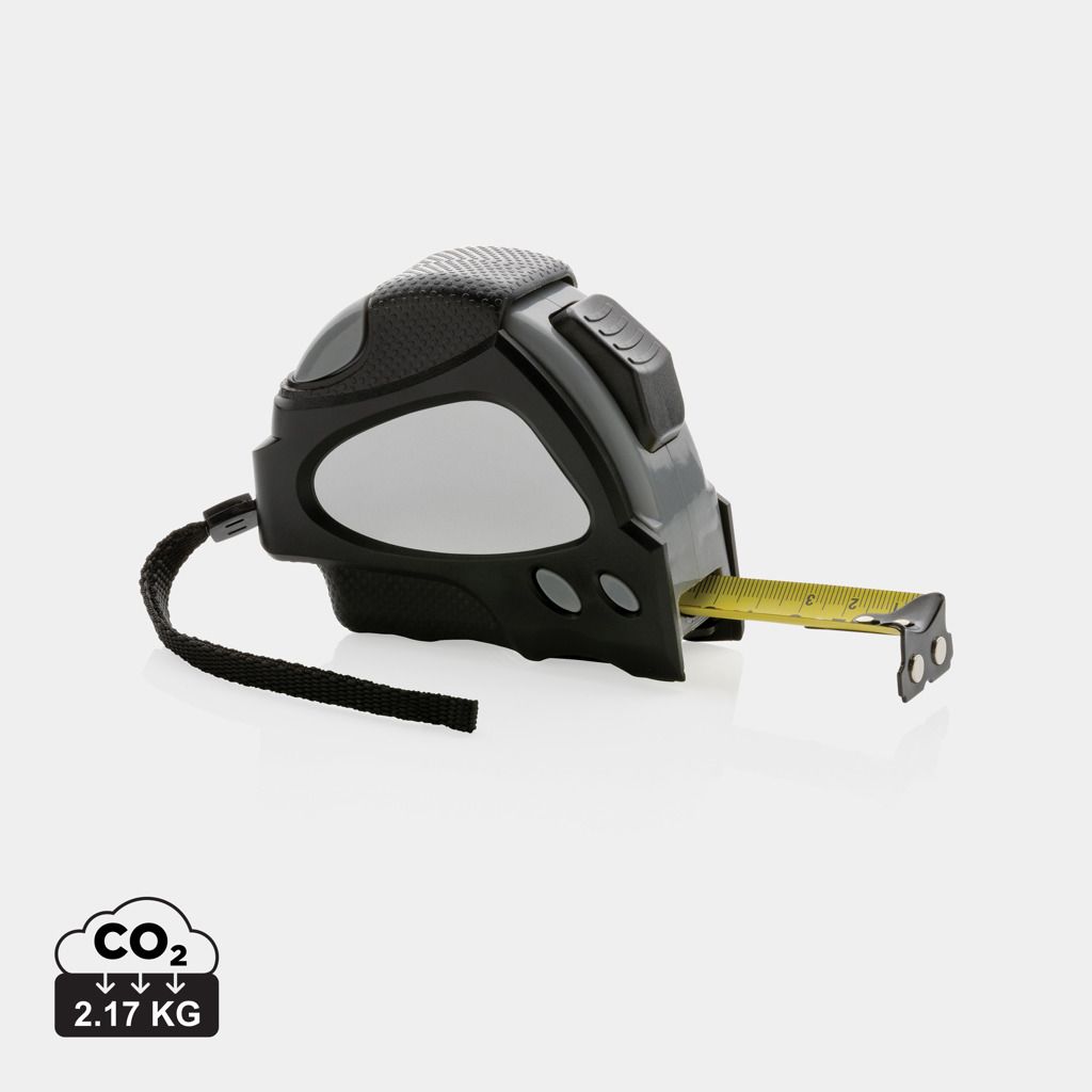 Flessometro autobloccante 8m/25mm in plastica riciclata RCS