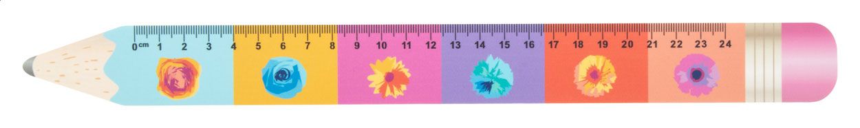 Sharpy 24. Righello 24cm, matita