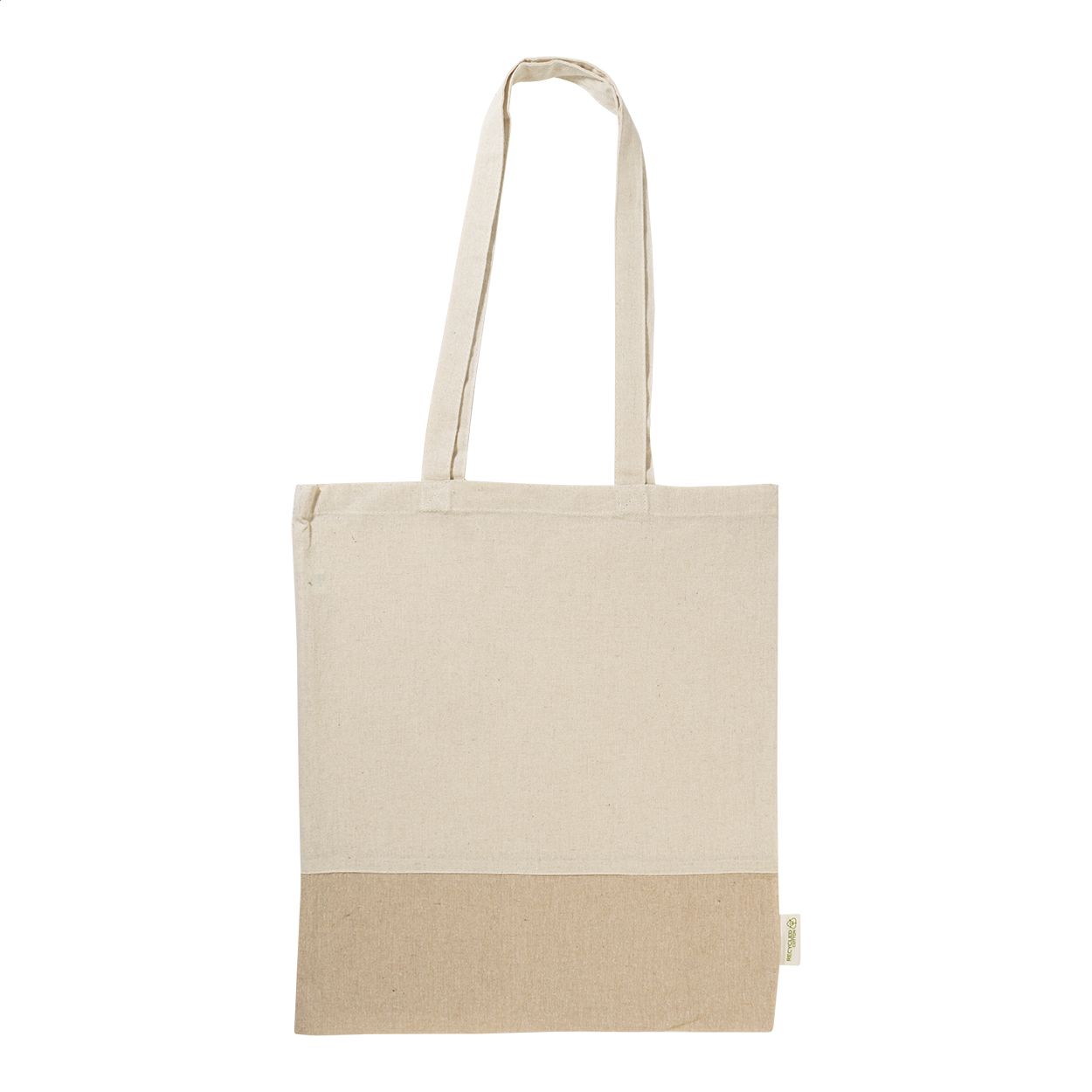 Shopper cotone riciclato bicolore Konti